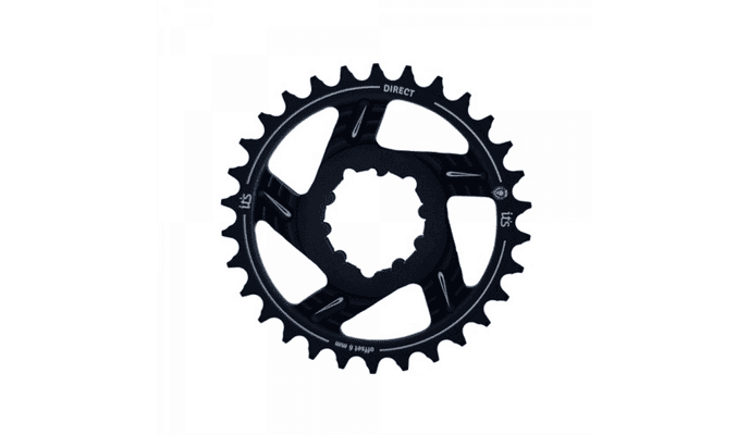 Semexe - Coroa Ictus Speed Road Indexada Aero Bcd 130mm 55 T Preta